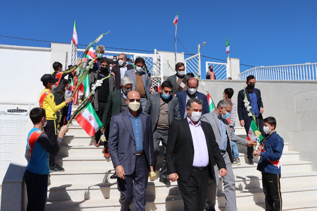 افتتاح سالن ورزشی خیرساز روستای قلات استان فارس